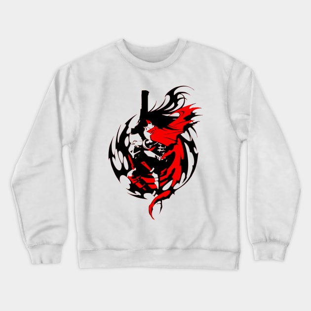 Vincent Valentine Final Fantasy Crewneck Sweatshirt by OtakuPapercraft